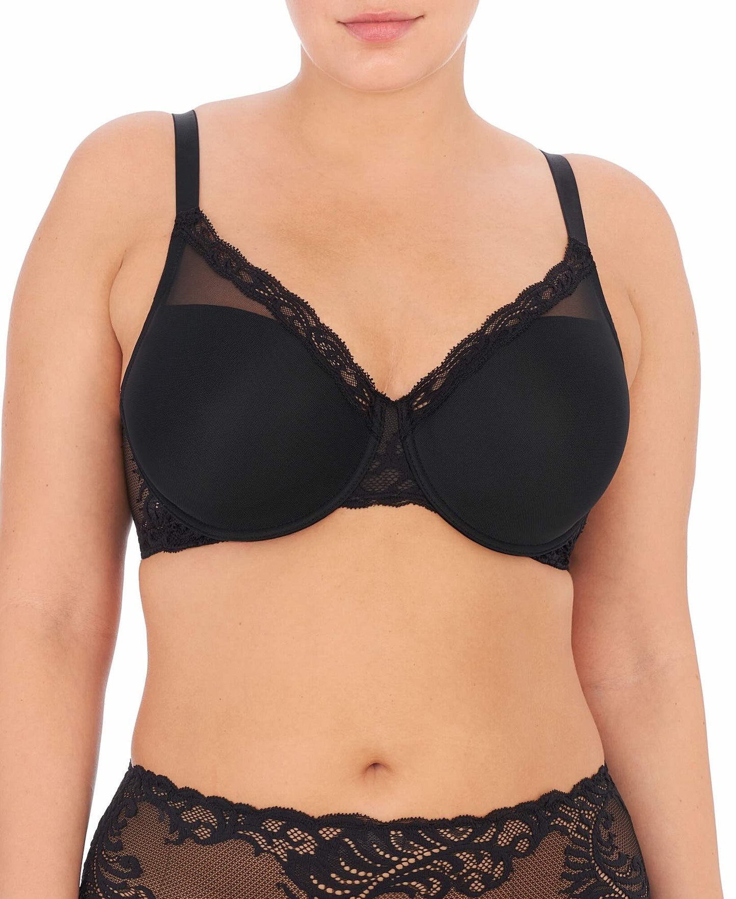 Feathers full figure bra
