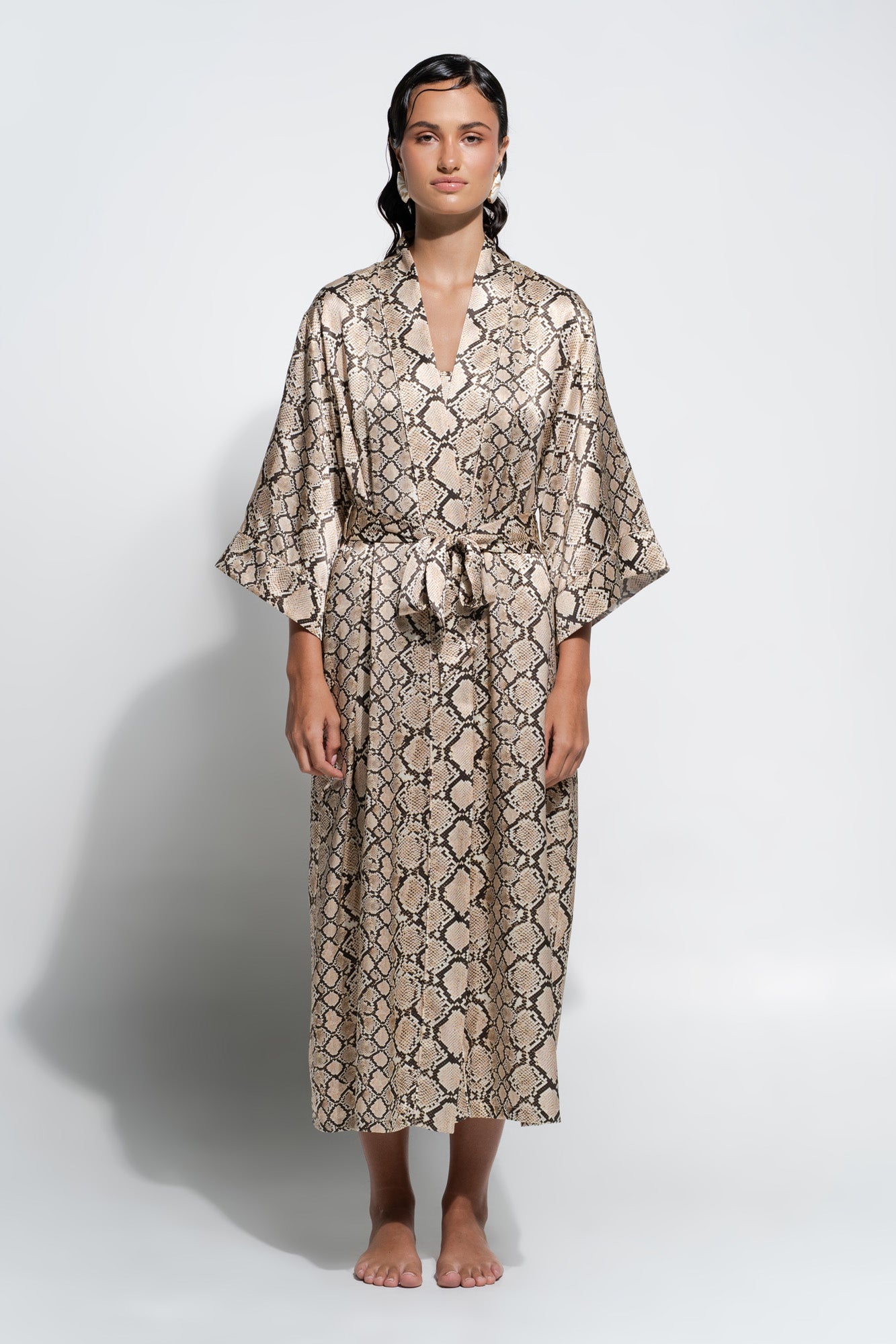 Silk robe - python