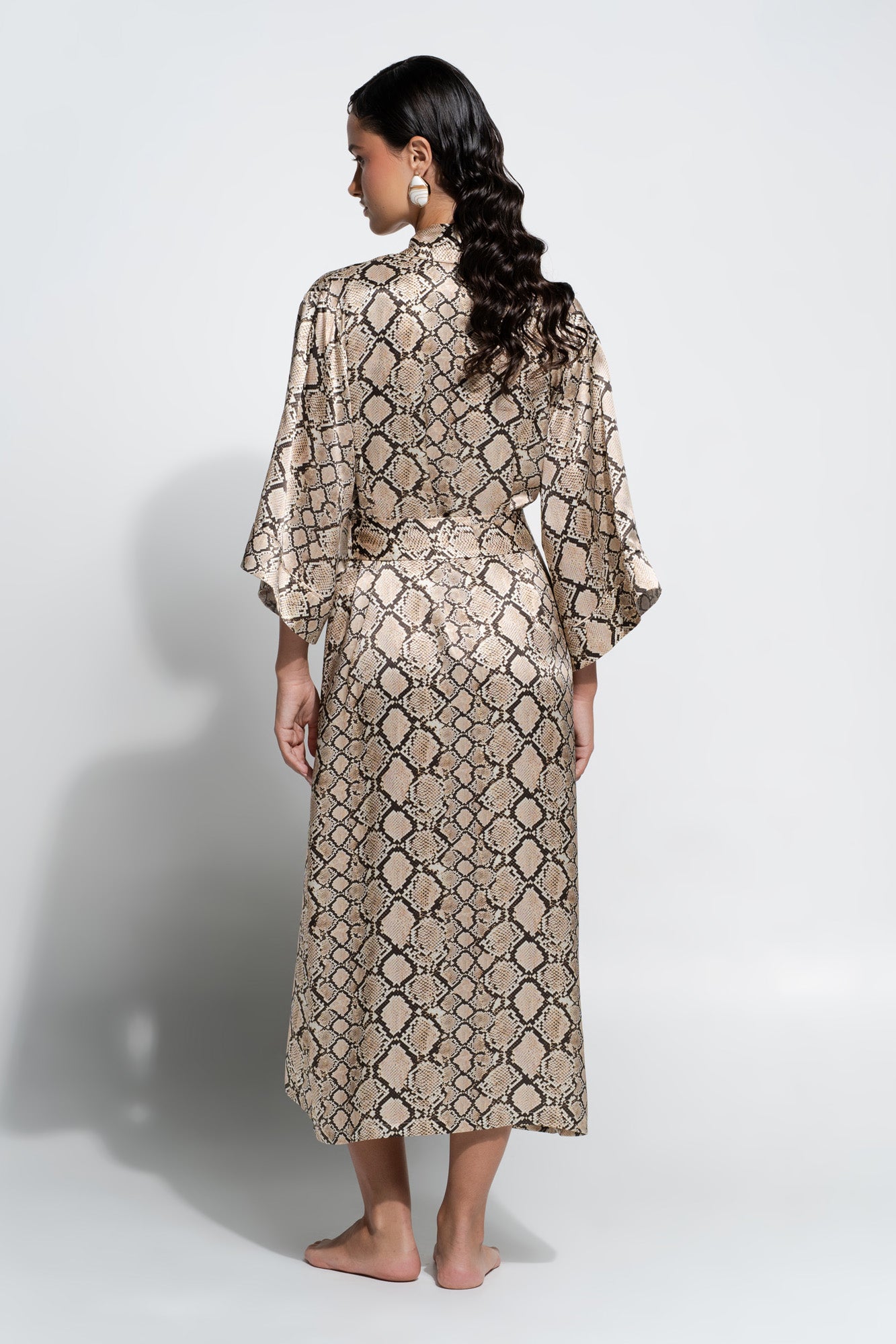 Silk robe - python