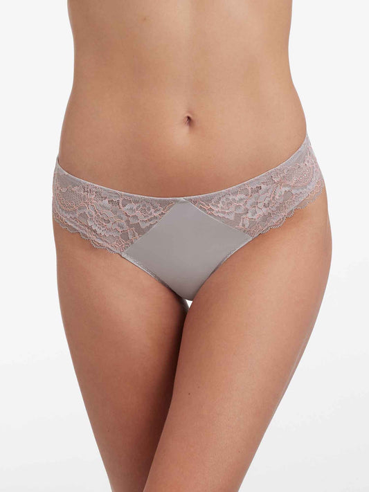 Minx thong - pebble/peach