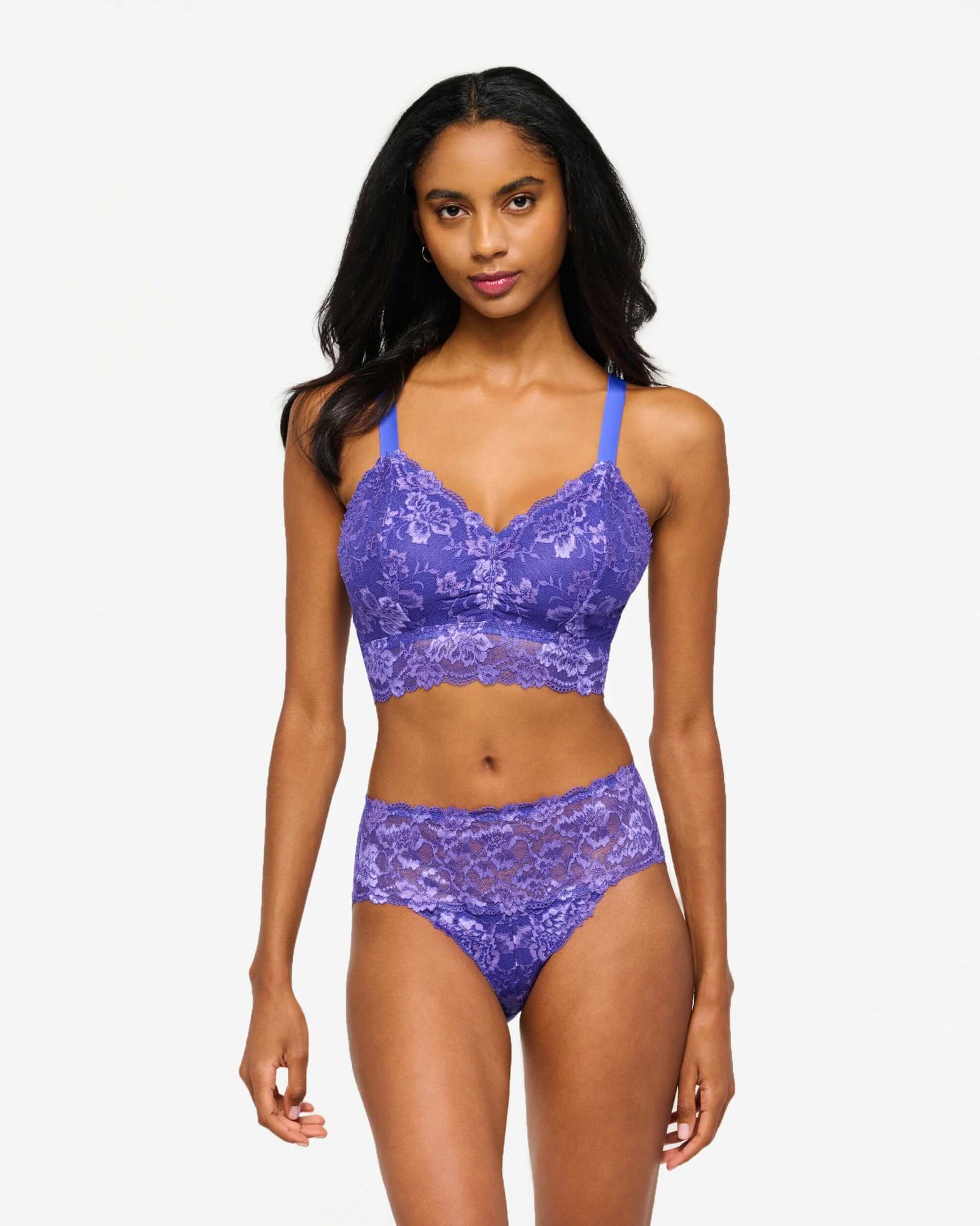 Savona curvy longline bralette - lucia/linaria