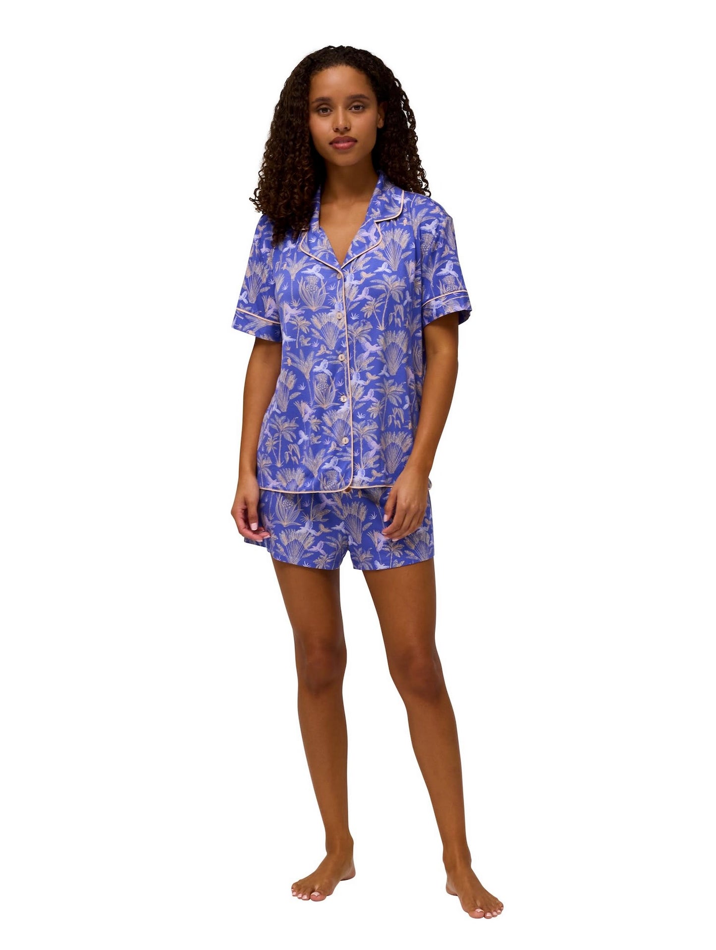 All American shortie pajama set - tropical night