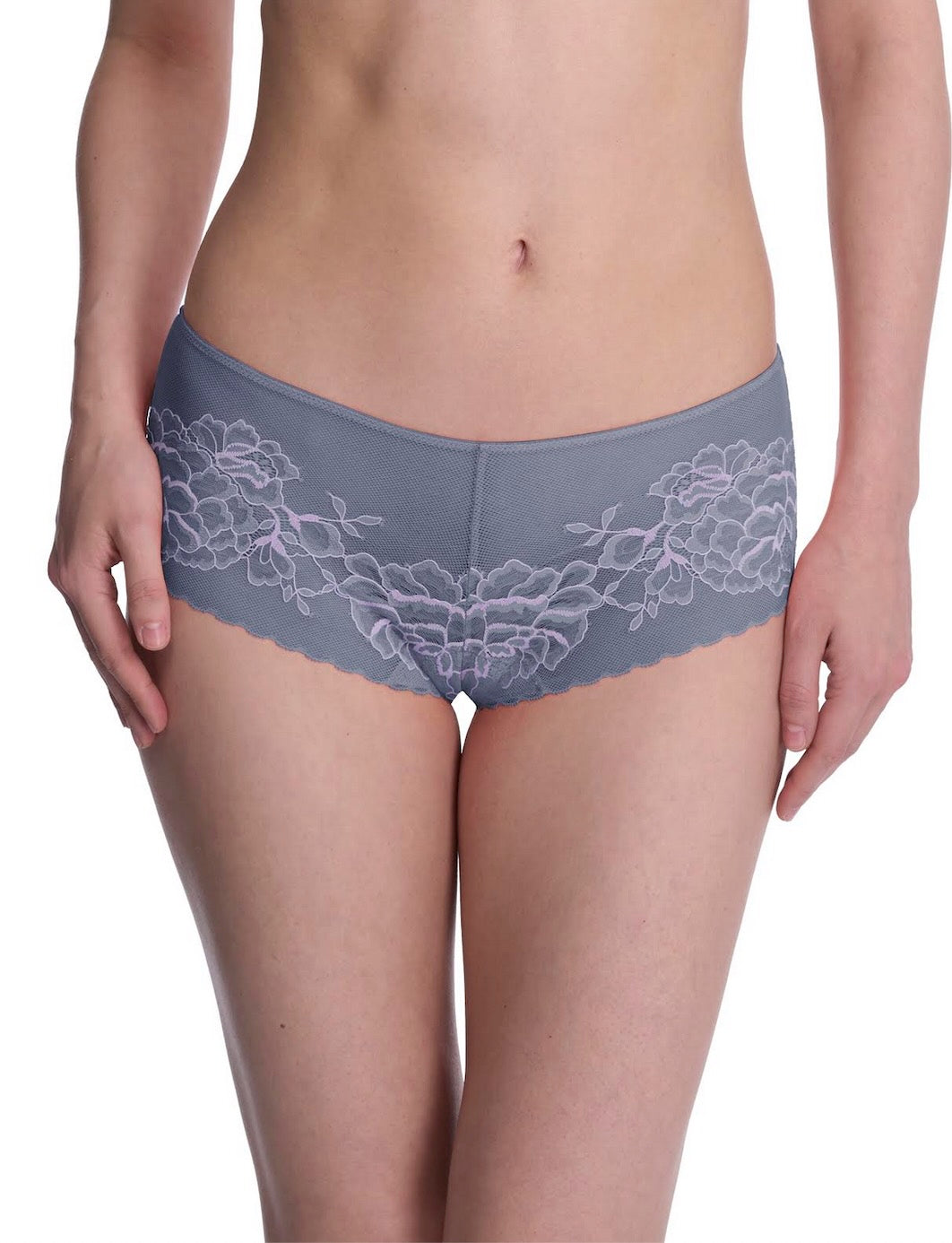 Flora Girl brief - country blue/pale mulberry