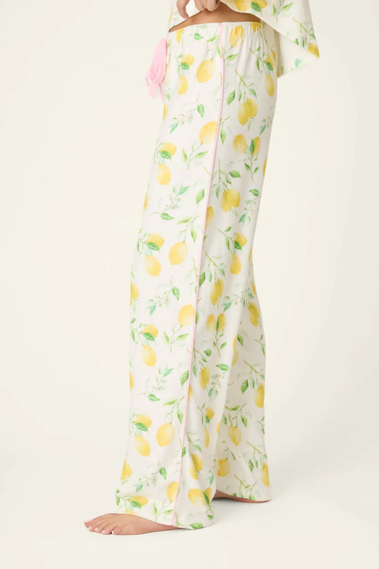 La Dolce Spritz Lemon Zest pajama pant