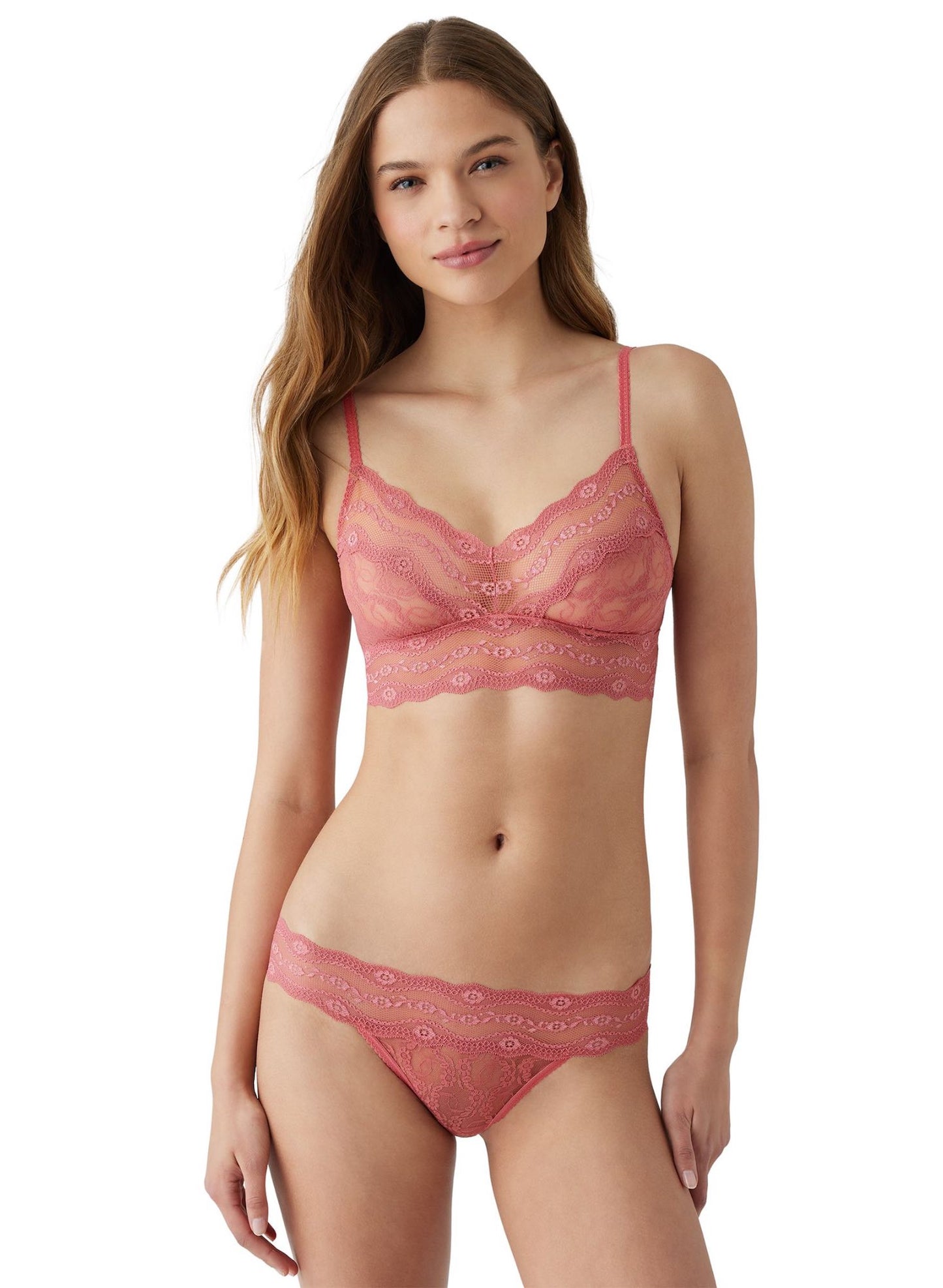 Lace Kiss bralette - early fall color
