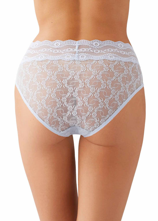 Lace Kiss hi leg - heather
