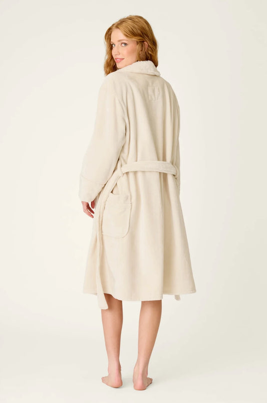 Luxe Plush robe - natural