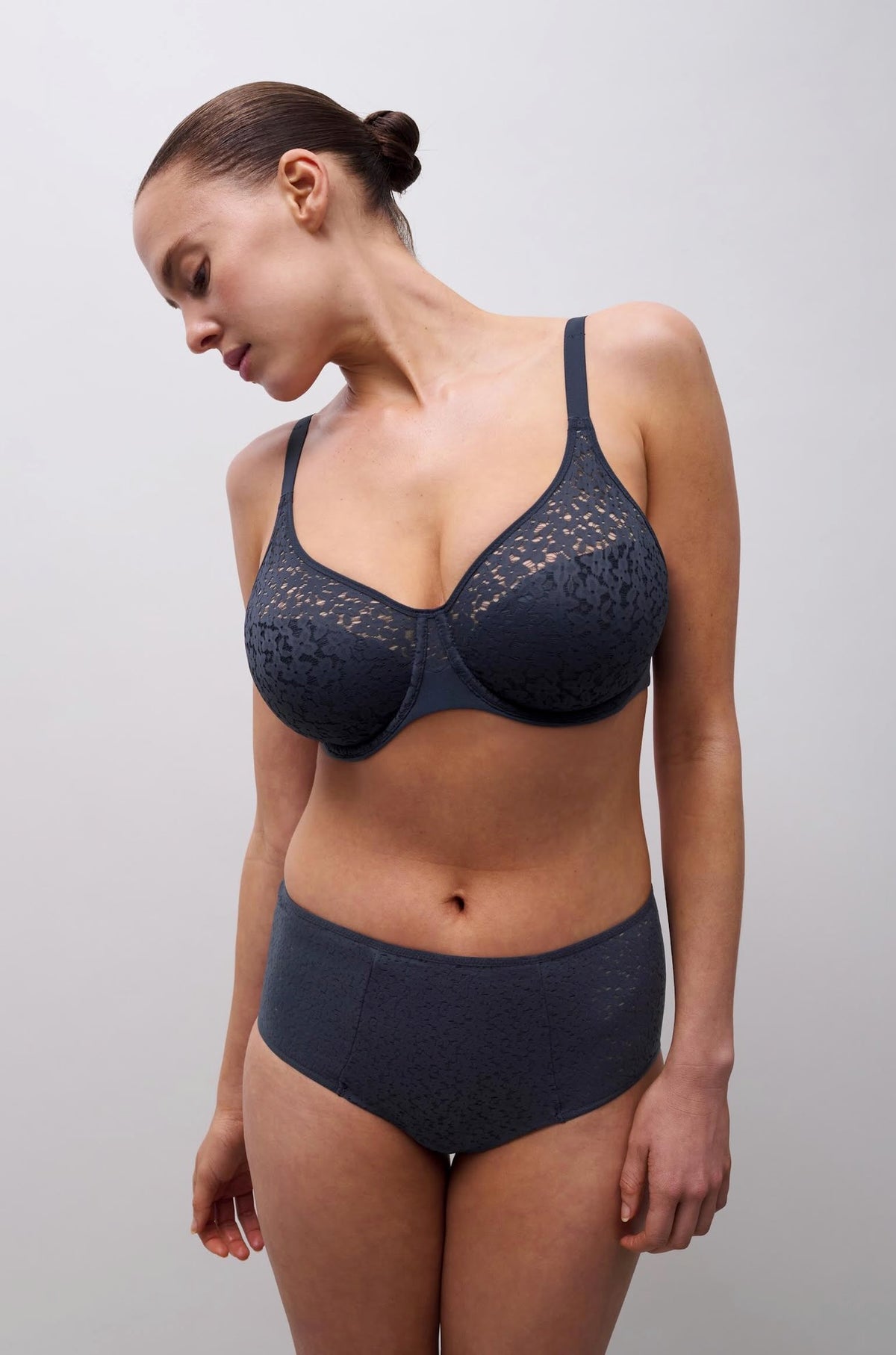 Norah High Waist brief - Marine Blue