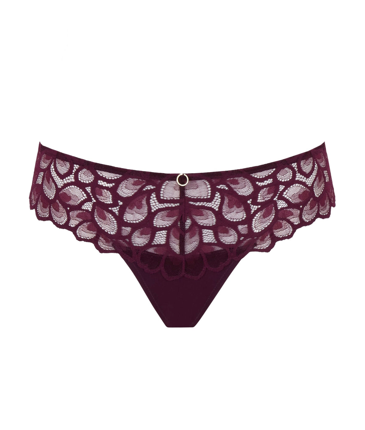 Allure thong - plum