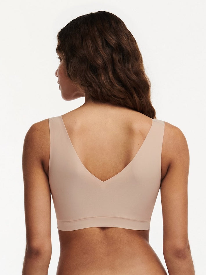 Soft Stretch Padded V bra top