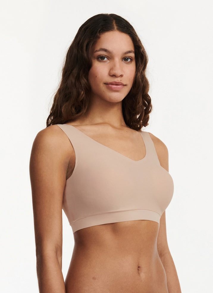 Soft Stretch Padded V bra top