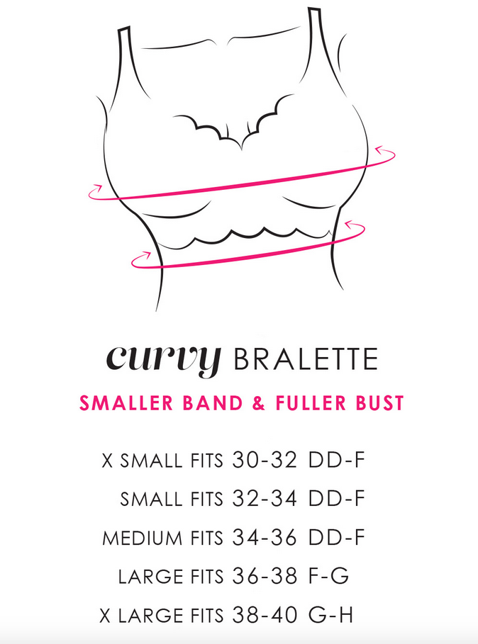 Never Say Never Curvy Racie racerback bralette