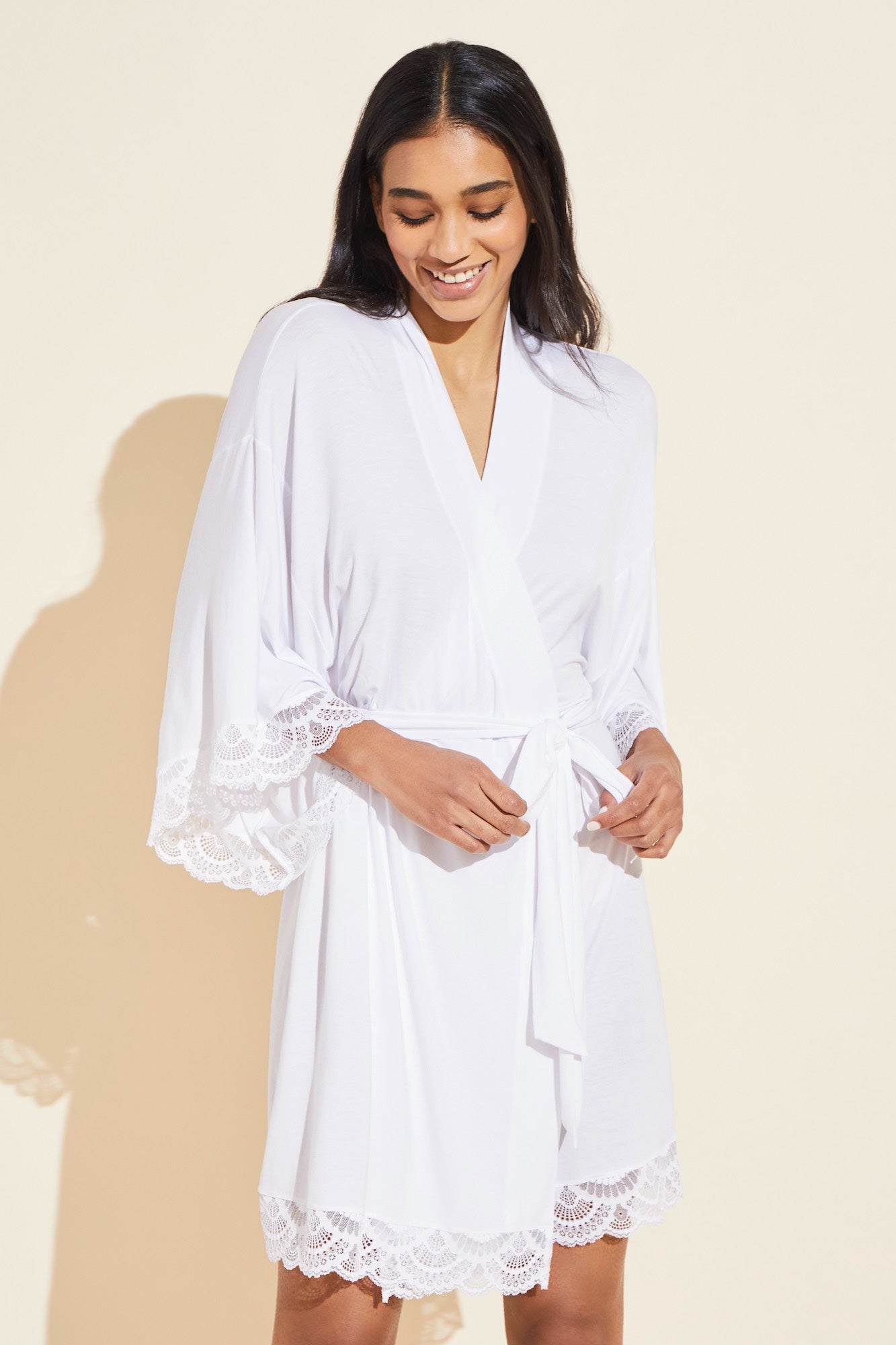 Mariana short kimono robe