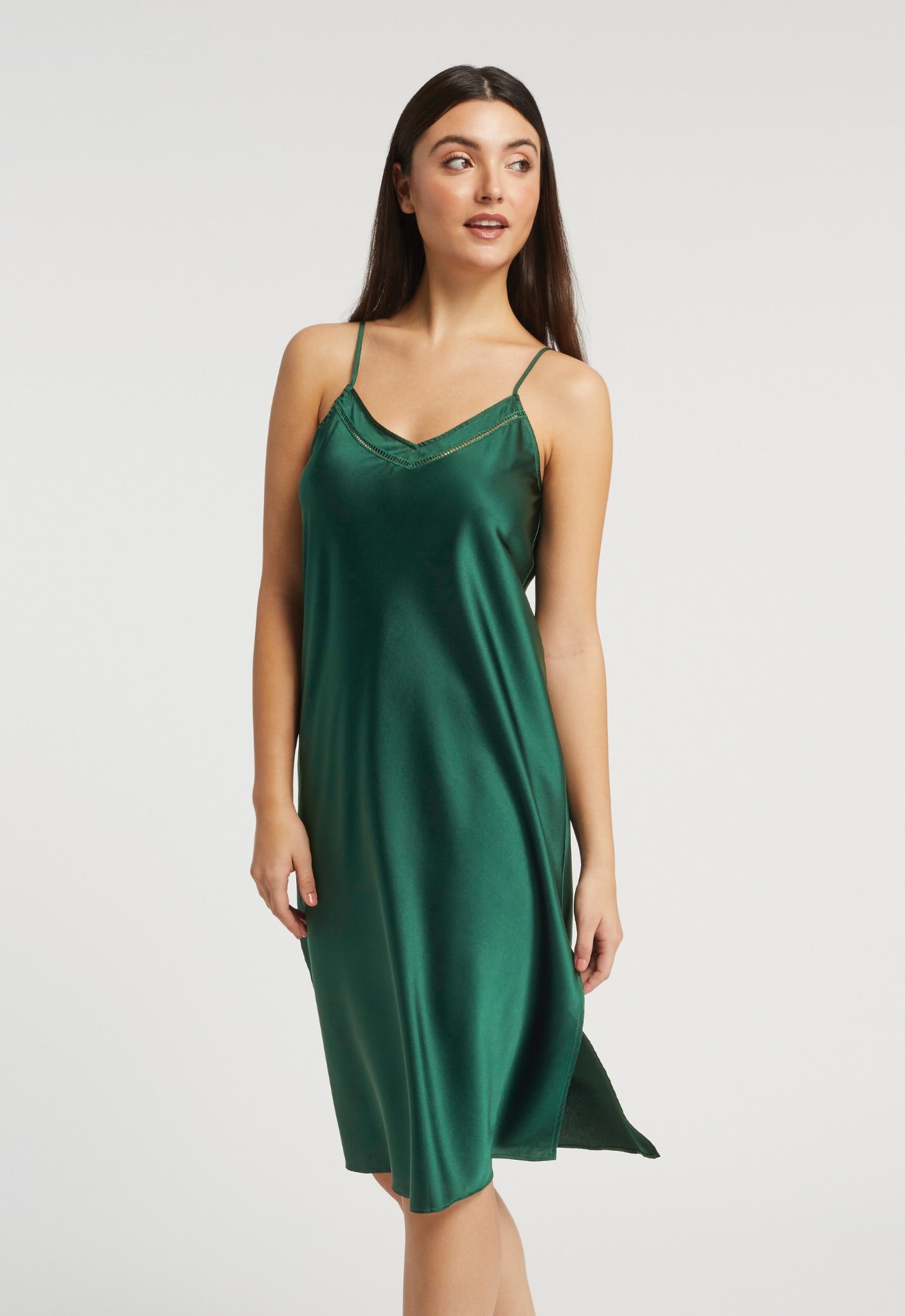 Lounge silk dress