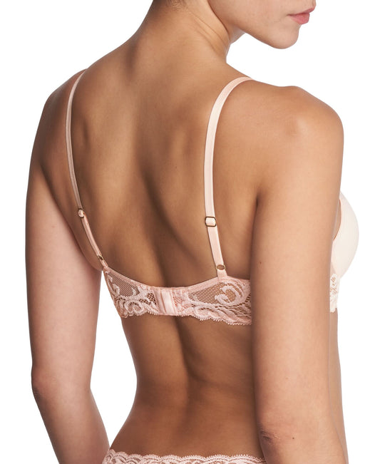 Feathers contour plunge bra - new spring color