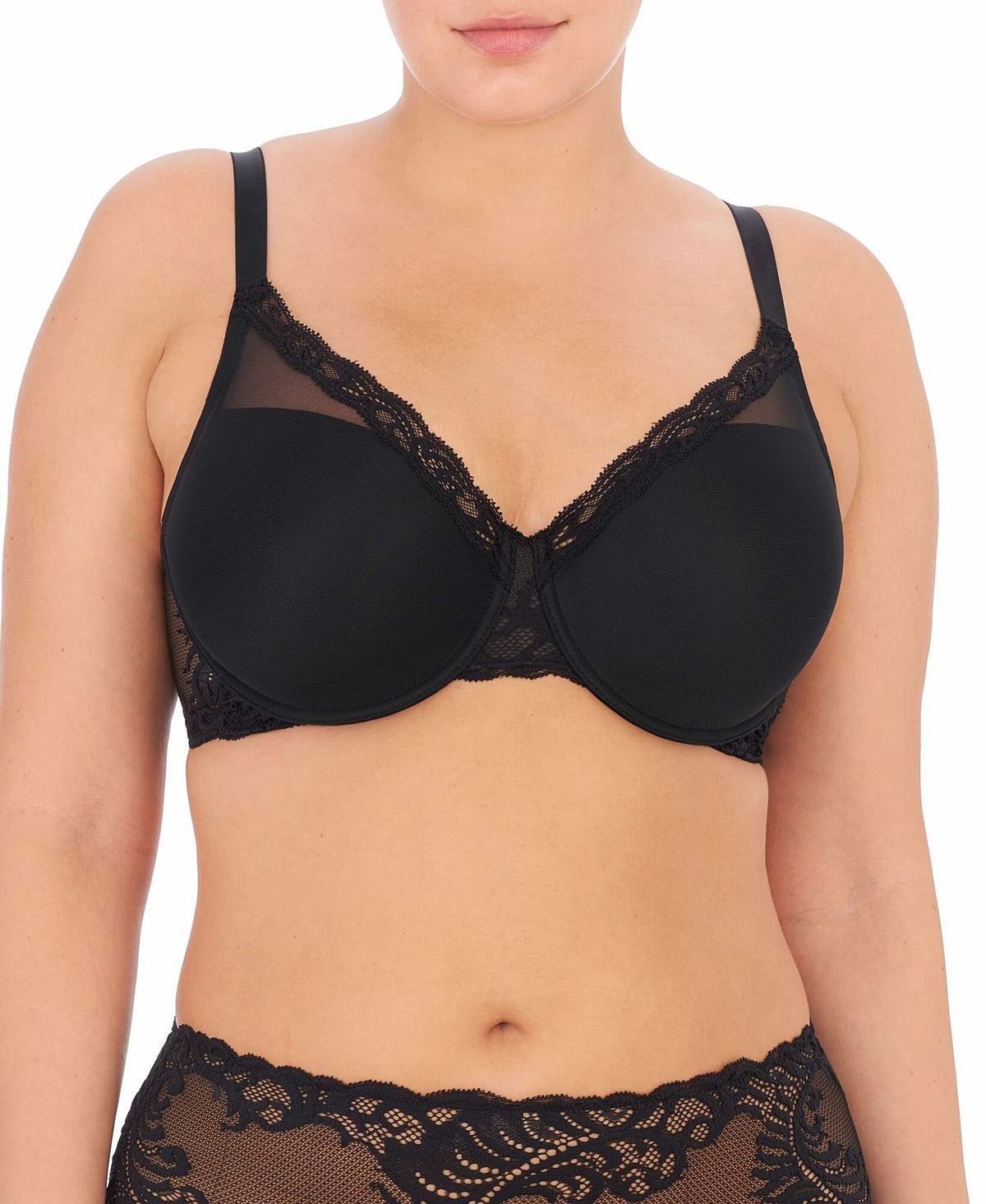 Feathers full figure bra