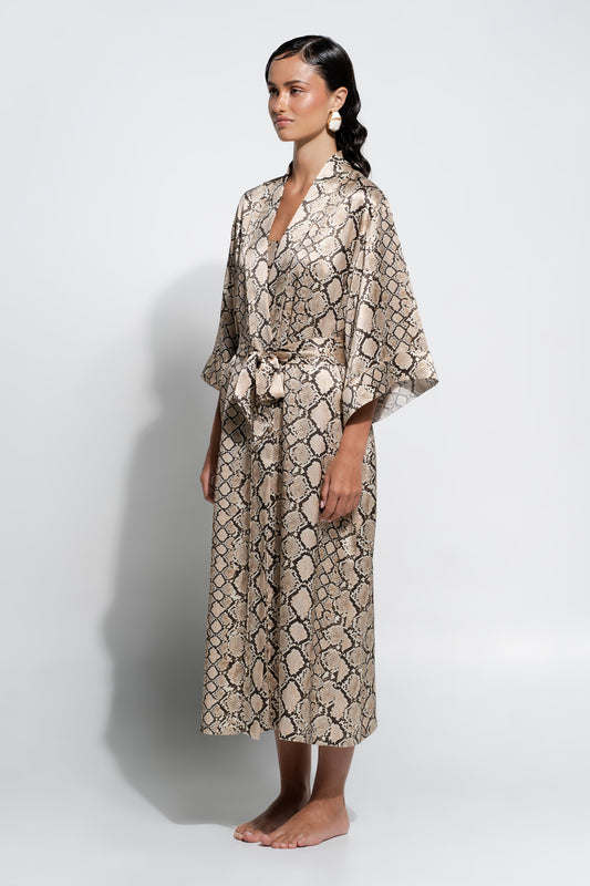 Silk robe - python
