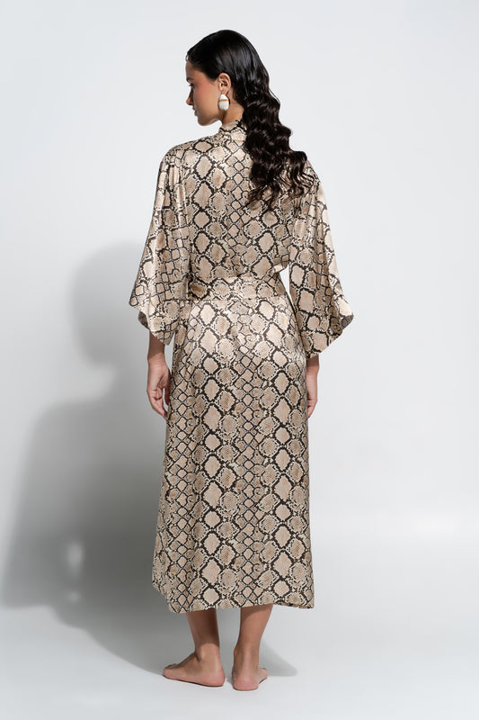 Silk robe - python