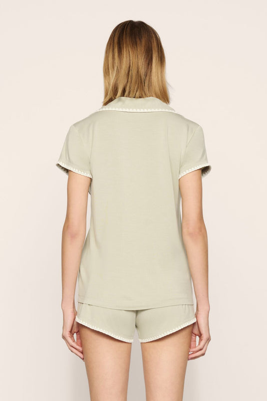Frida shortie set - sandstone/ivory
