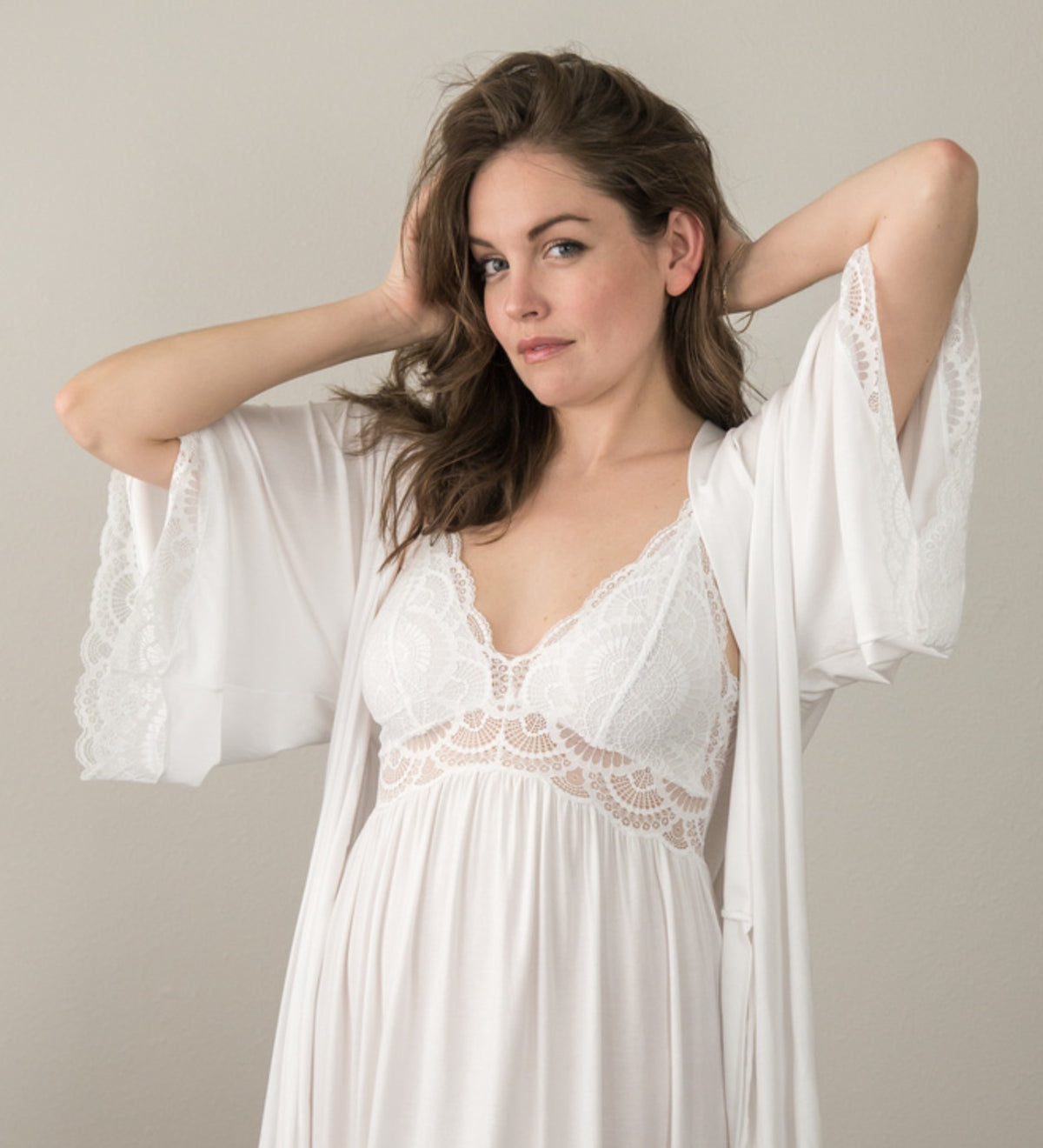 Mariana short kimono robe