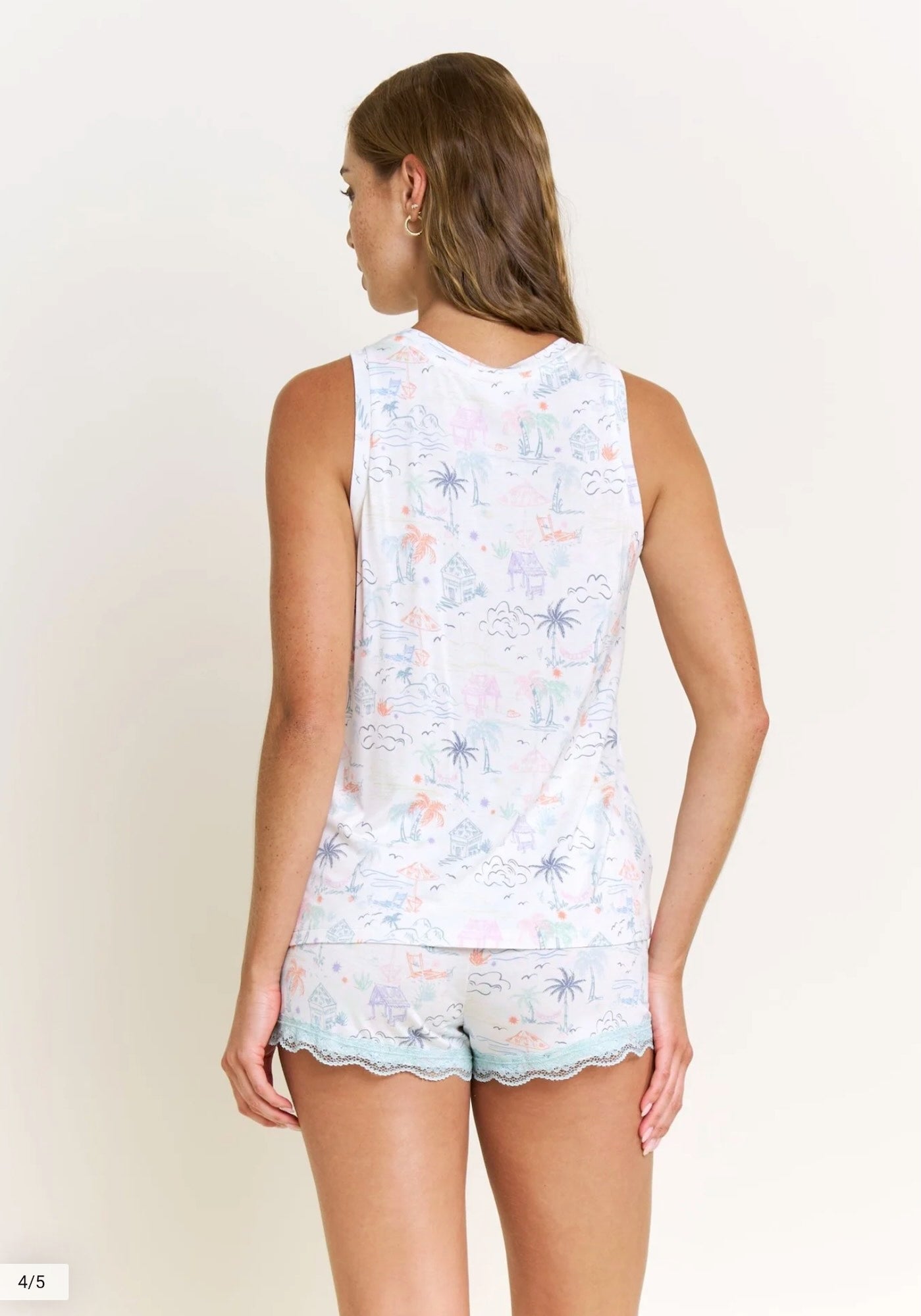 All American tank and shortie set - beach resort