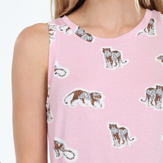All American tank and shortie pajama set