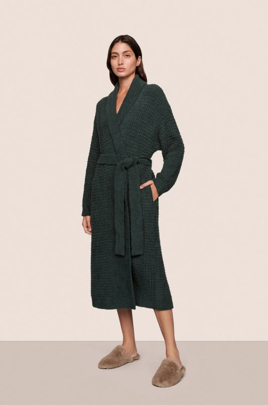 Recycled Boucle Waffle robe