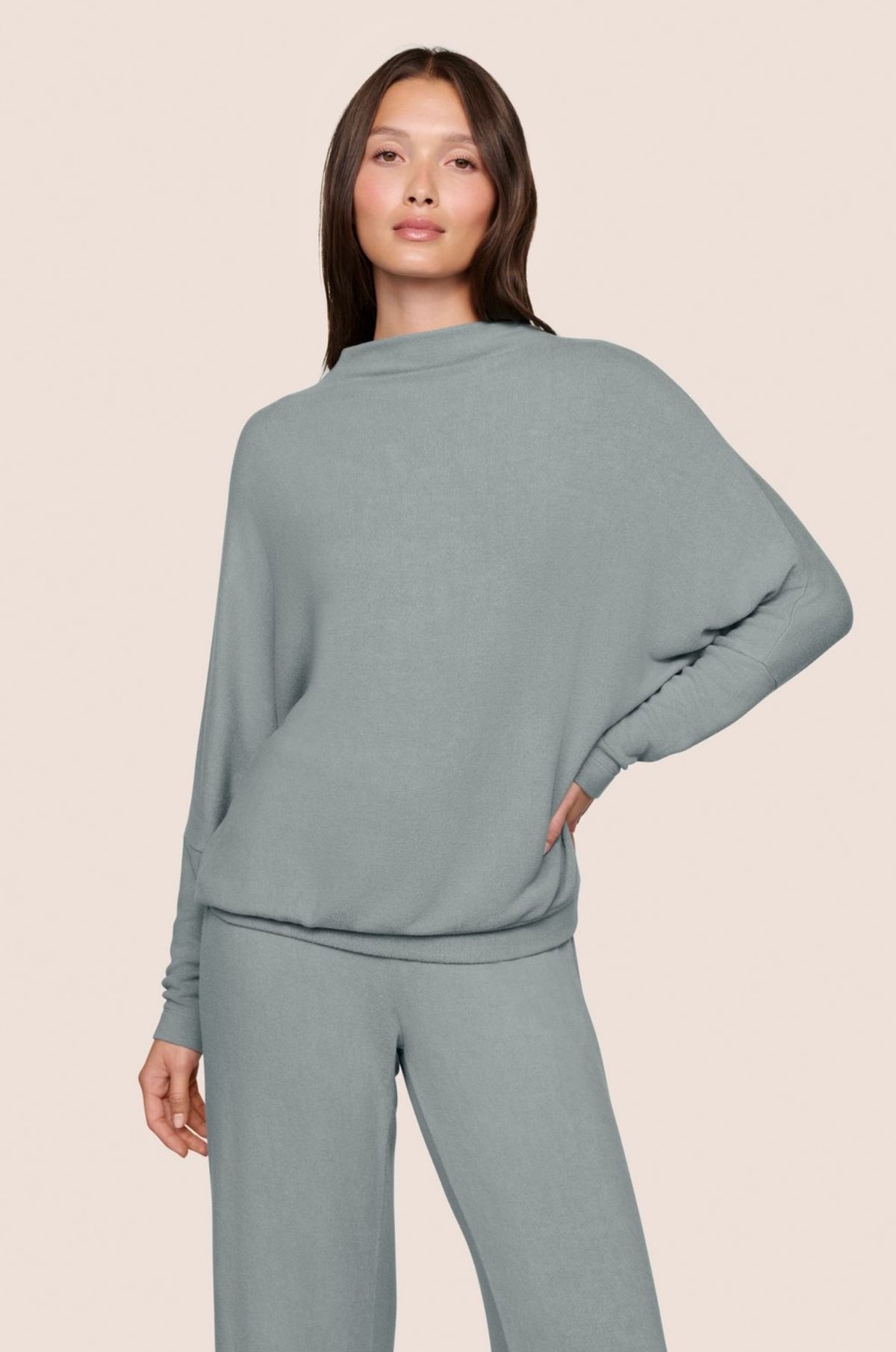 Cozy Time mock pullover