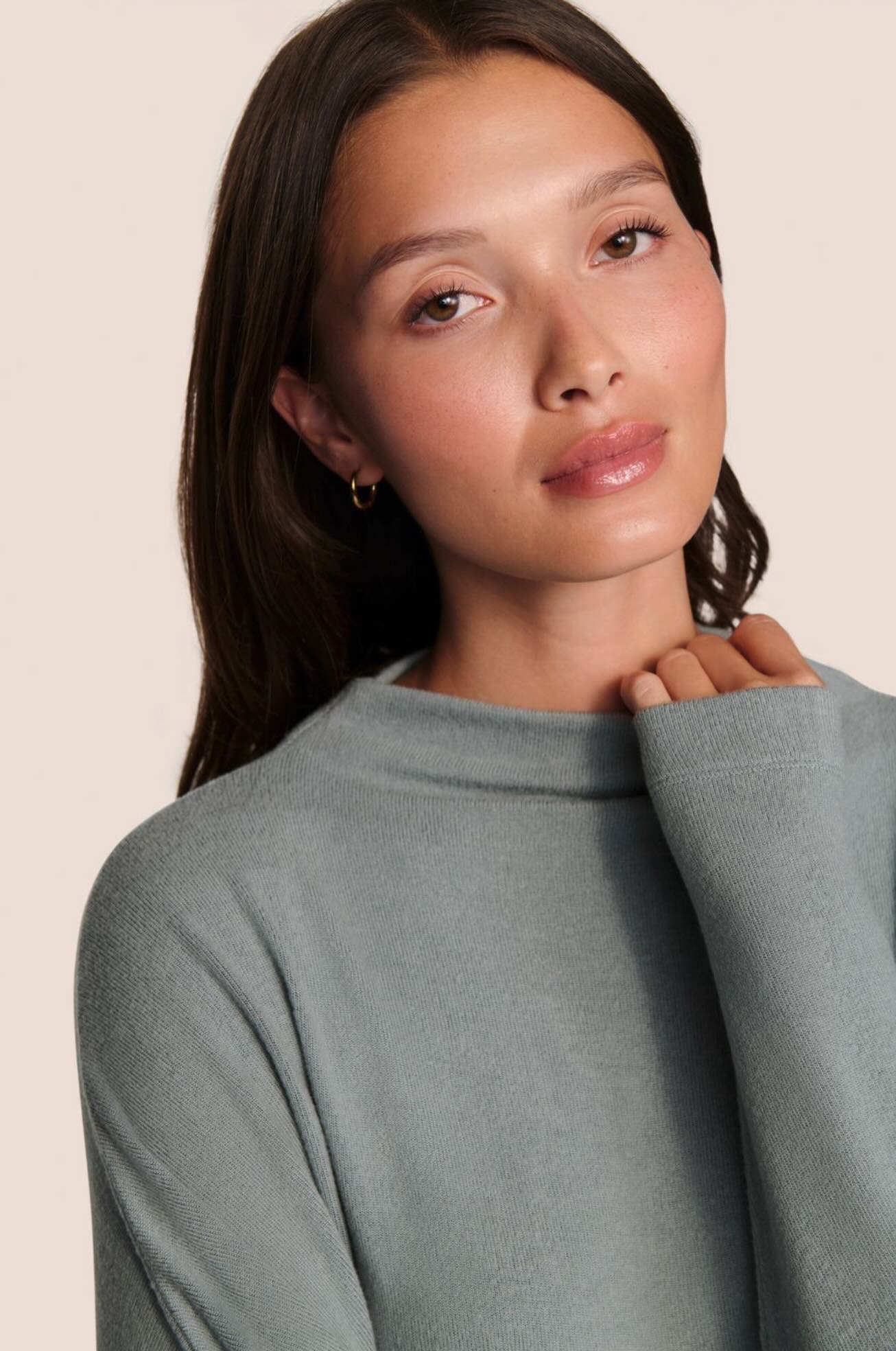 Cozy Time mock pullover