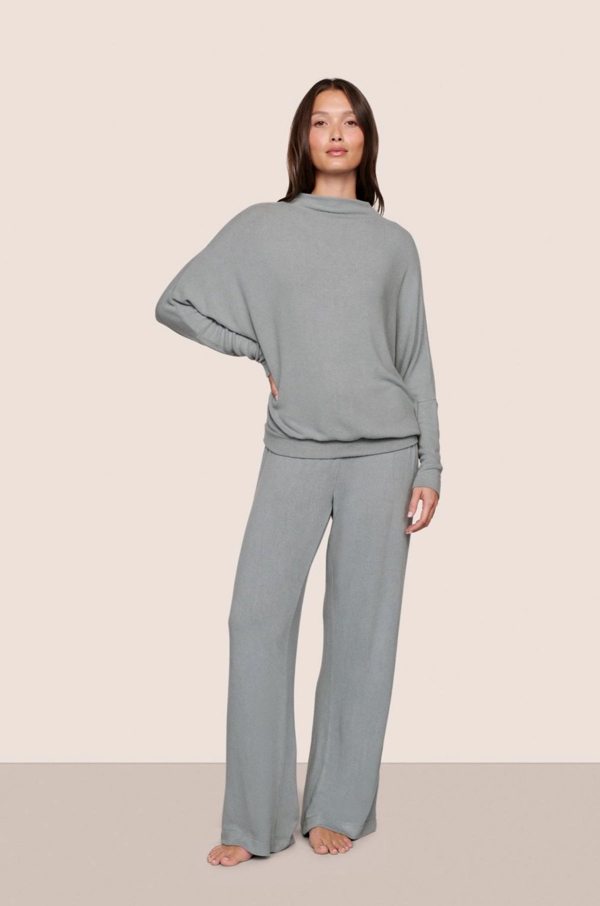 Cozy Time mock pullover