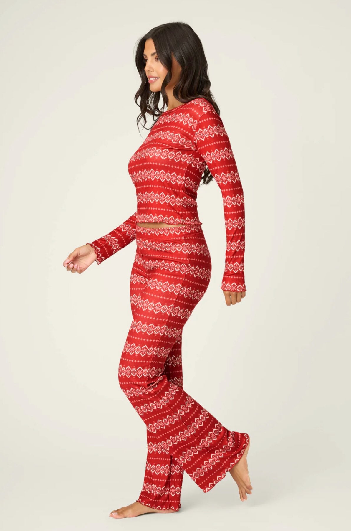Crazy for the Holidays Fair Isle long sleeve top