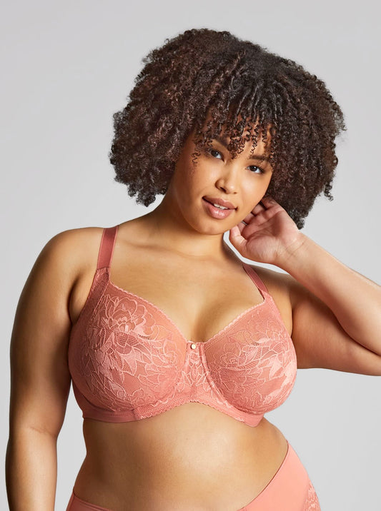 Dream full cup bra - rose pink