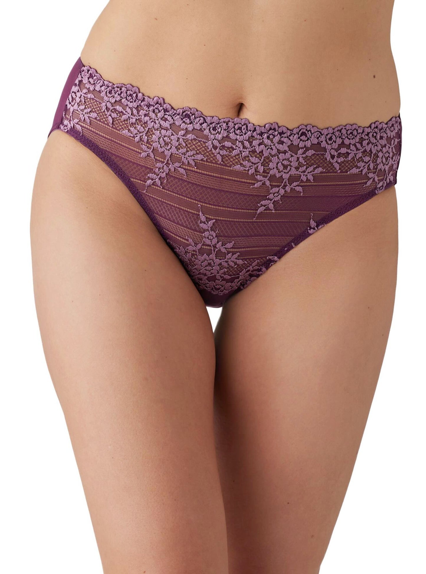 Embrace Lace high cut brief - fall color