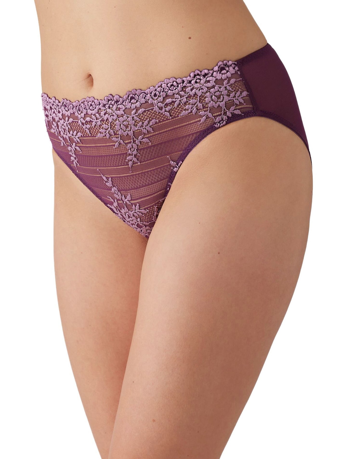 Embrace Lace high cut brief - fall color