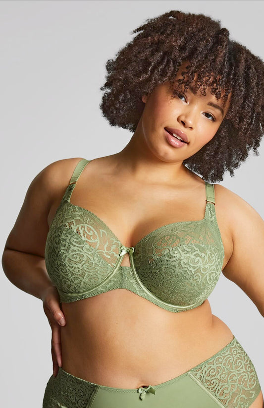 Estel full cup bra - sage