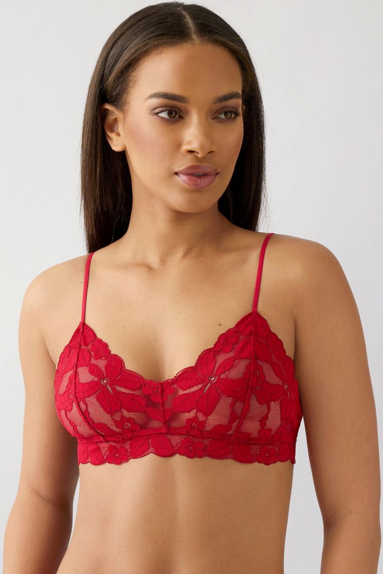 Feeling Famous bralette - chili pepper