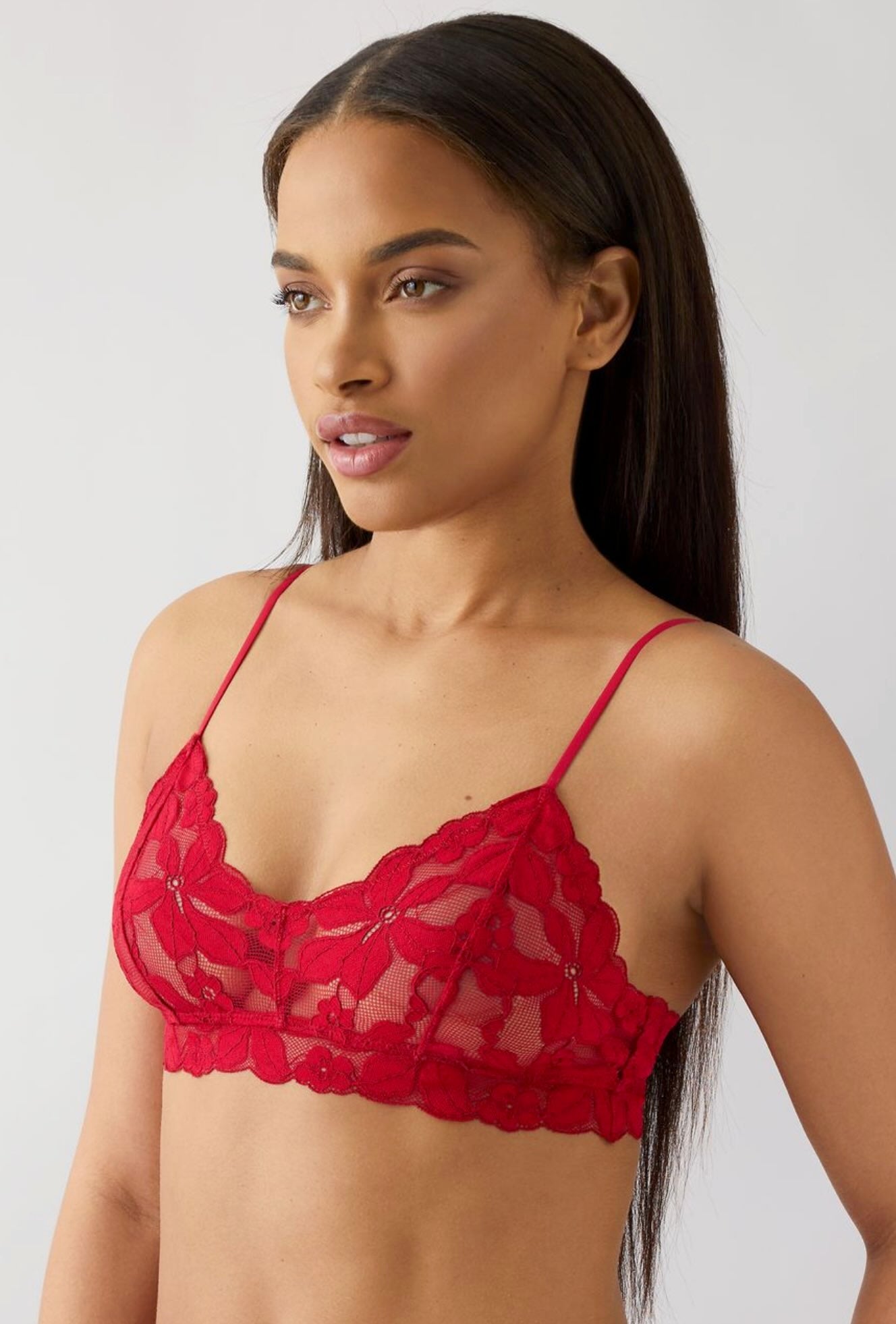 Feeling Famous bralette - chili pepper