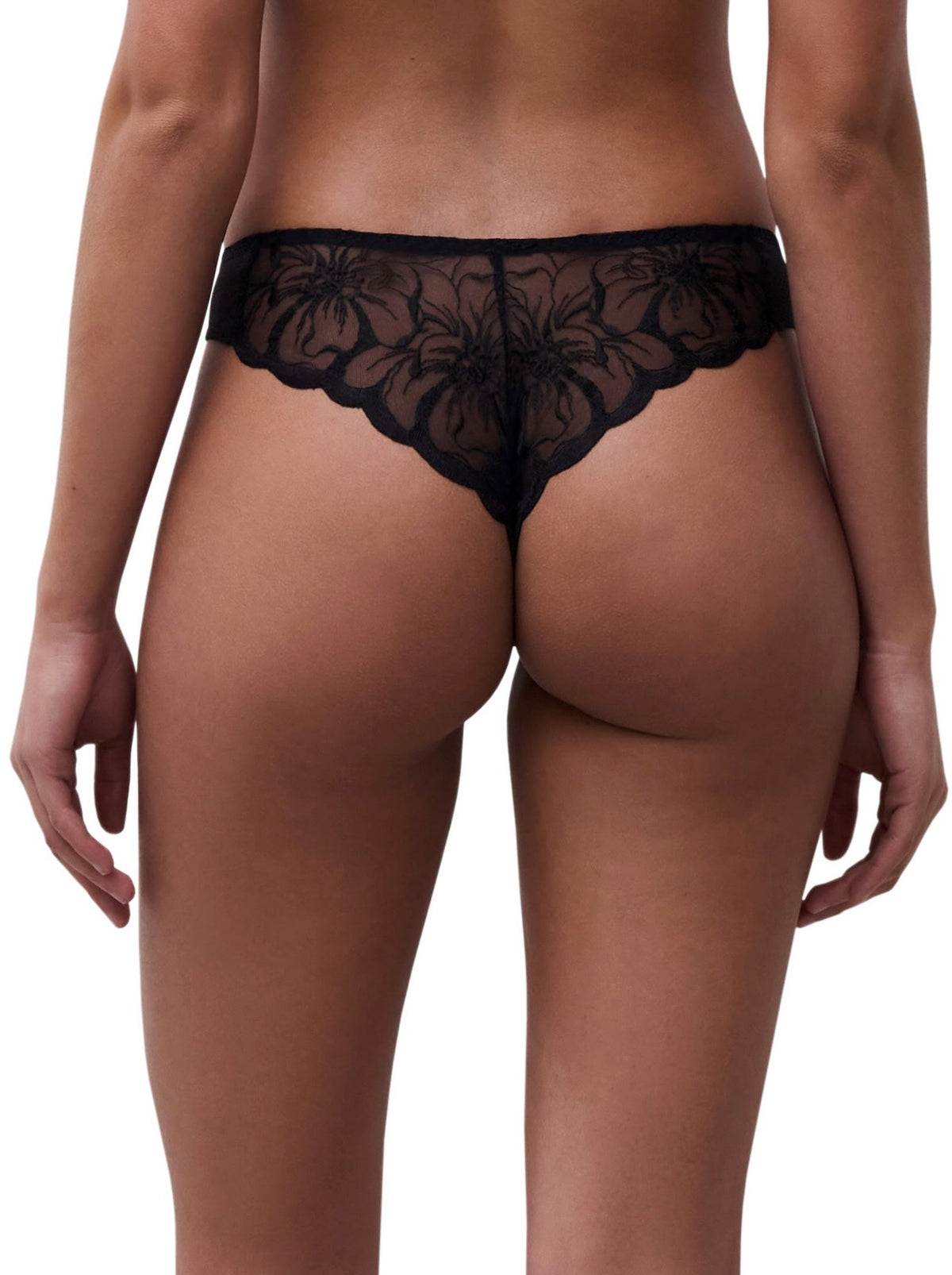 Fleurs lace thong