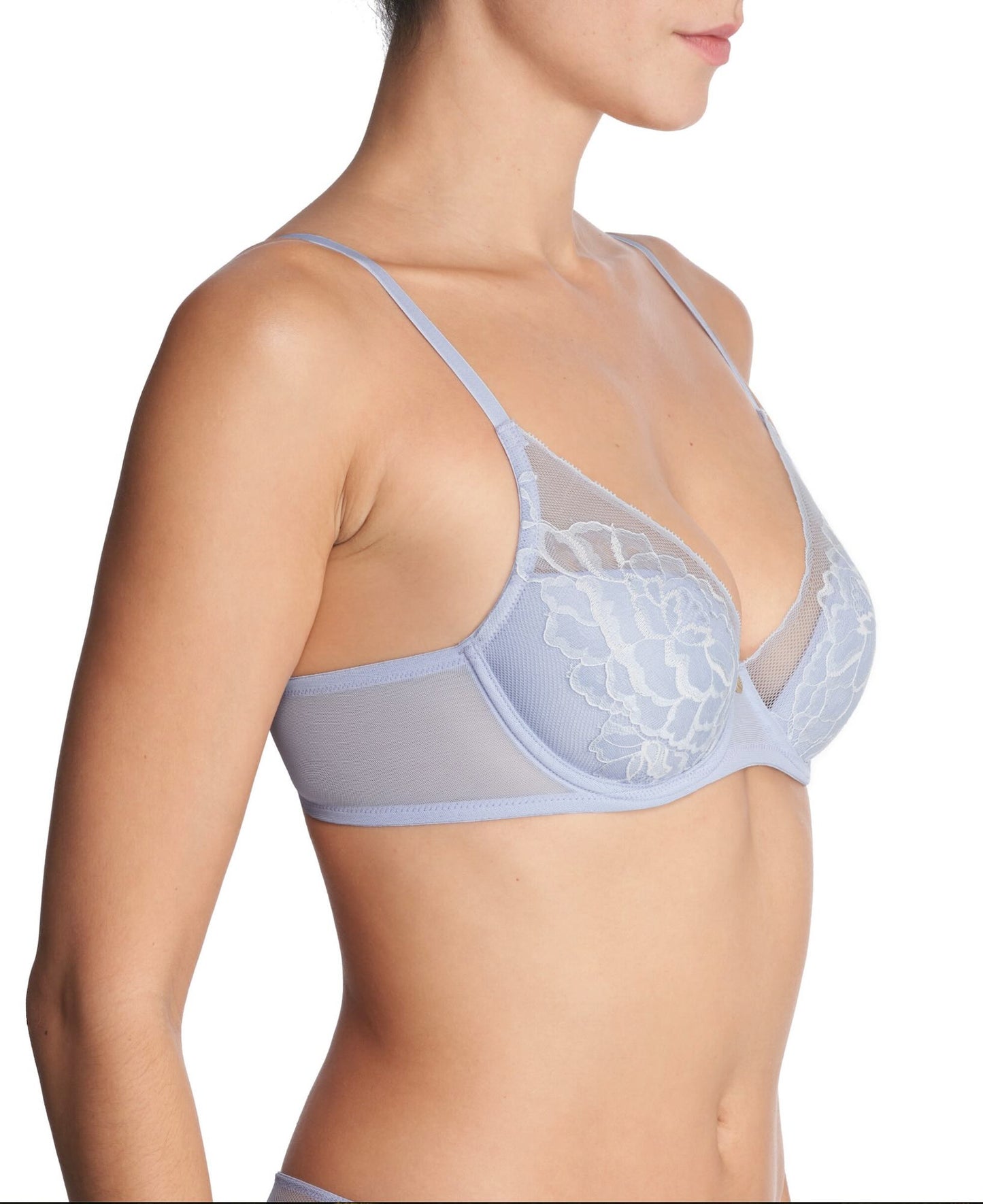 Flora contour bra - blue mist