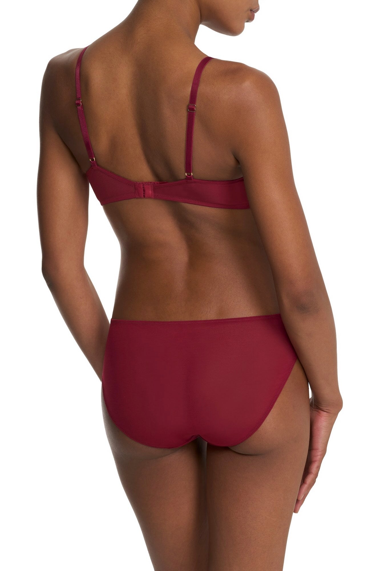 Flora bikini - dark red/bonfire
