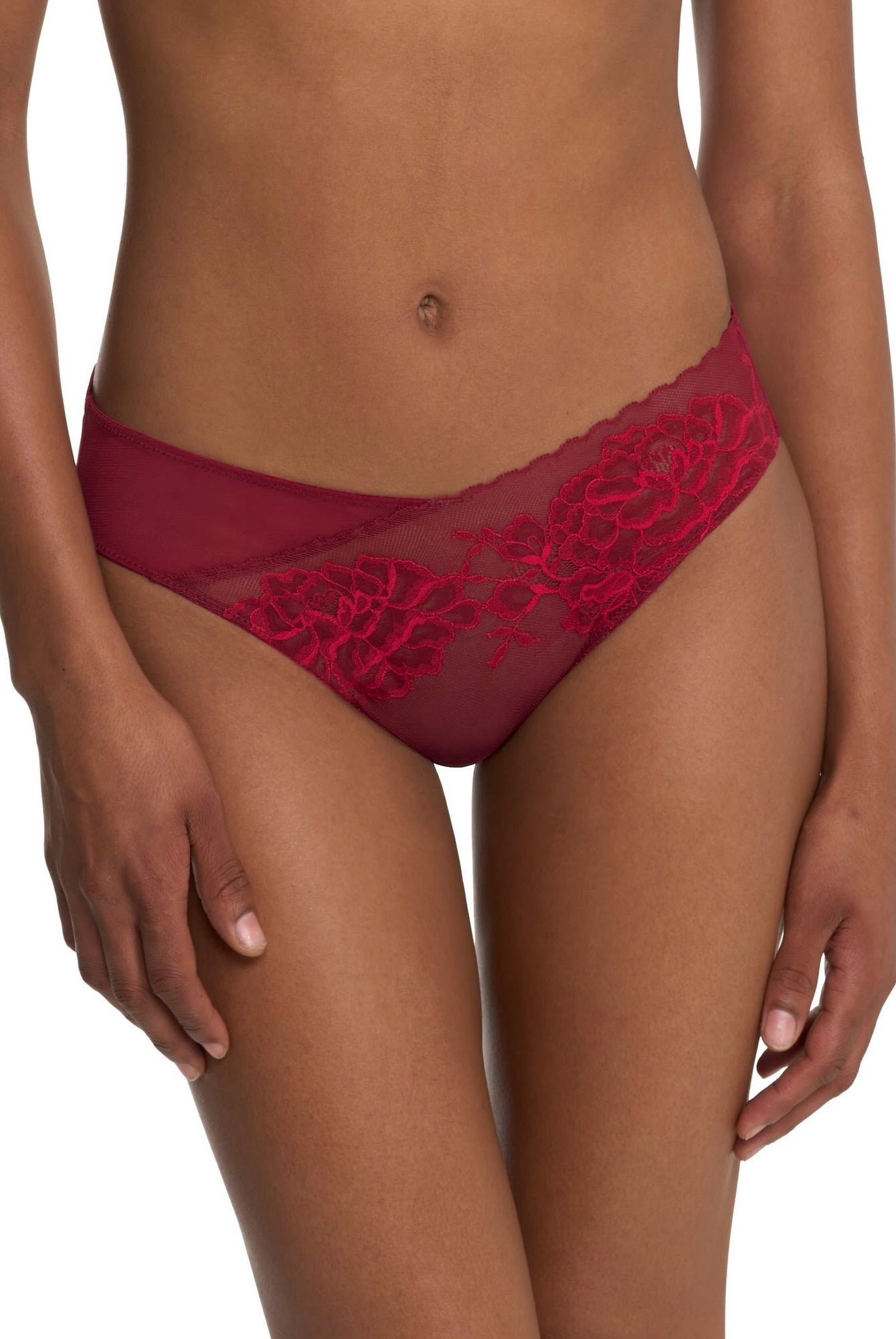 Flora bikini - dark red/bonfire