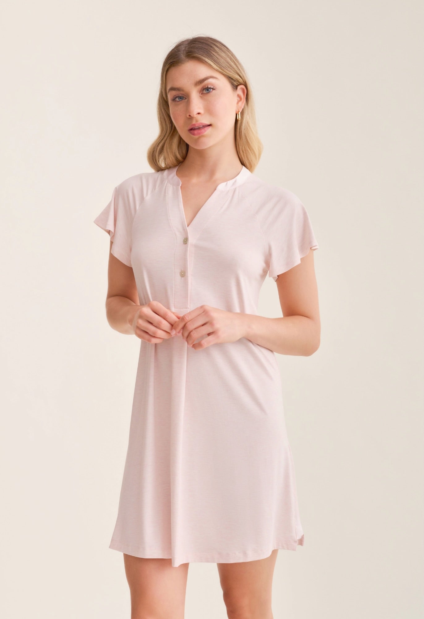 Flutter sleeve nightshirt