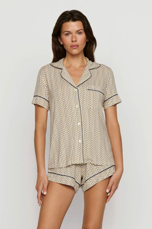 Gisele printed relaxed short set