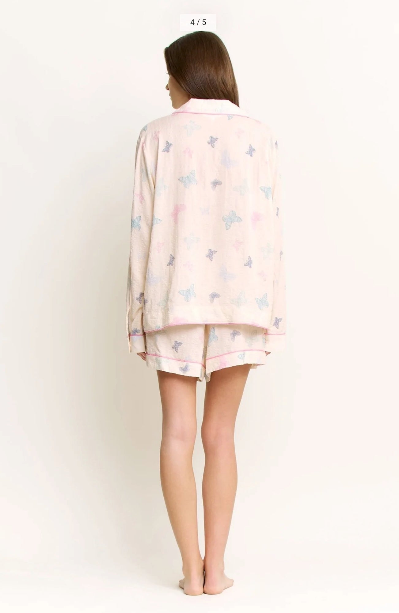 Good Life long sleeve shortie pajama set