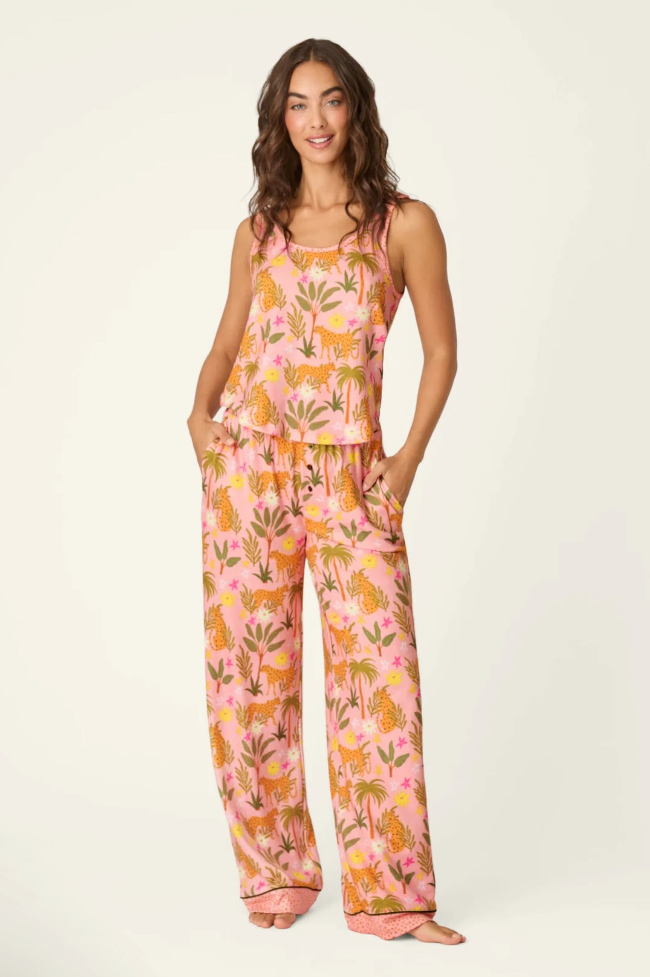 In the Jungle Leopard Safari Tank Top