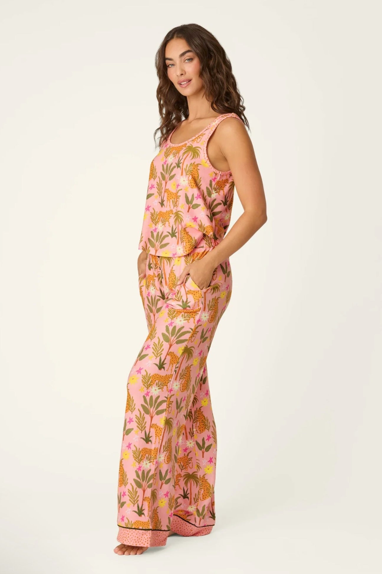 In the Jungle Leopard Safari Tank Top