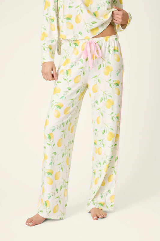 La Dolce Spritz Lemon Zest pajama pant