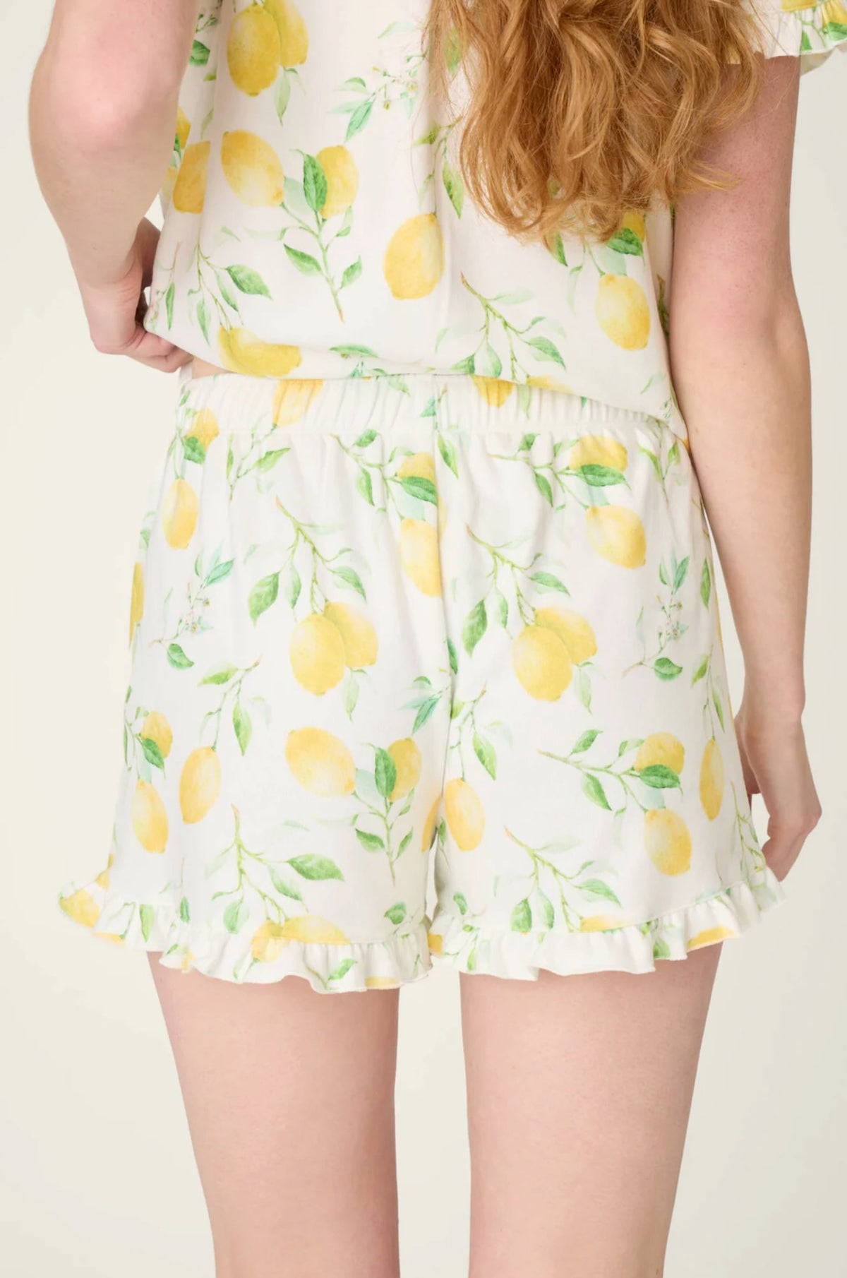 La Dolce Spritz Lemon Zest pajama short