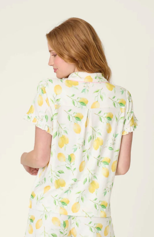 La Dolce Spritz Lemon Zest short sleeve top