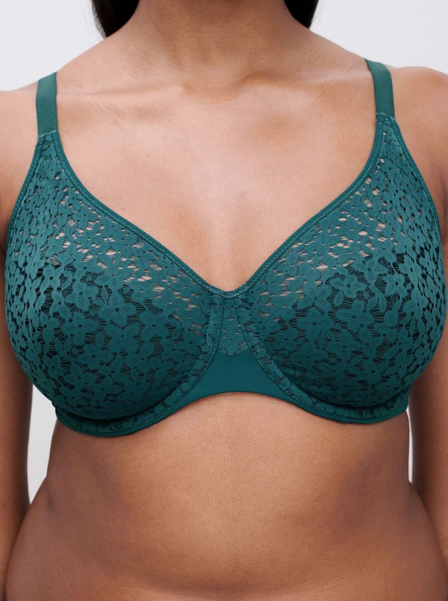 Norah Comfort underwire bra - emerald green